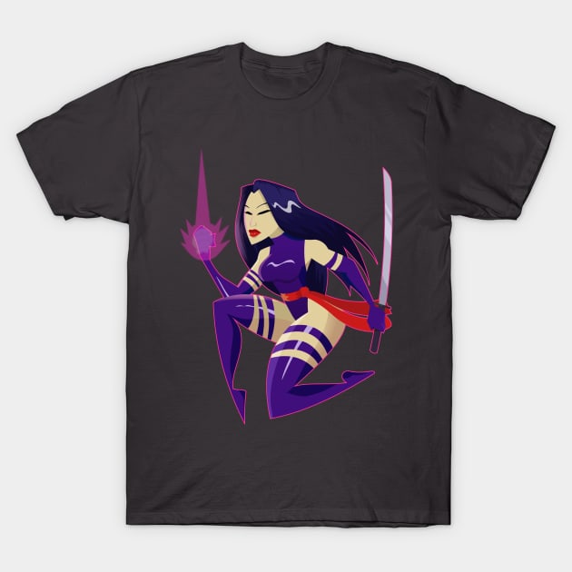 Psylocke T-Shirt by AndroidCodex